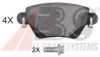 A.B.S. 37897 OE Brake Pad Set, disc brake